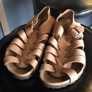New leather Birkenstock sandals!
